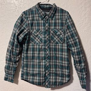 Ride Snowboard Co Plaid Shirt Jacket Shacket 
Mens Size Small